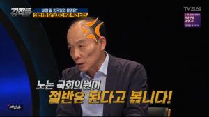 ‘강적들’ 전원책, “노는 국회의원이 절반은 된다”…김성태-심재철, ‘누드사진 설전’에 ‘대노’