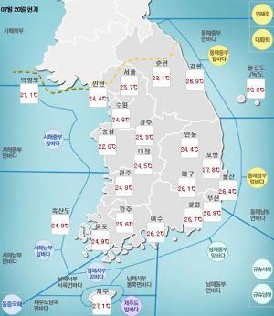 [오늘날씨] 20일 계속된 전국 폭염특보, 낯 최고 기온 38도 올라…무더위 언제까지?