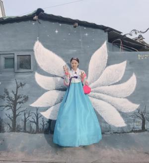 레인보우 고나은, ‘서울메이트’ 비하인드 사진…‘우아한 한복의 美’