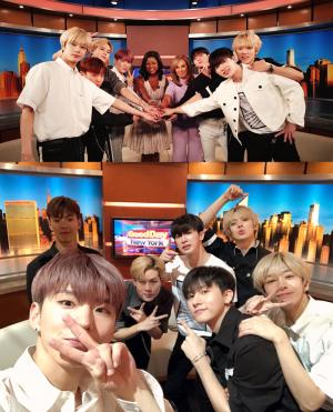 몬스타엑스(MONSTA X), 美 인기 토크쇼 ‘굿데이 뉴욕’ 생방송 출연… 현지 인기 실감