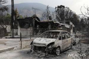 그리스 산불 화재, ’토지 소유주가 의도적으로 불을 질렀다’ 의혹 확산 中…사망 및 실종자 계속 늘어