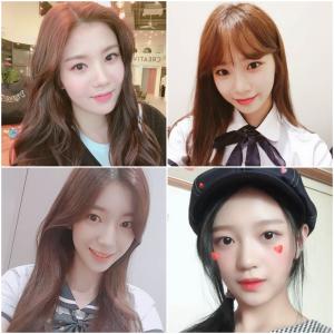 울림엔터테인먼트 권은비-김소희-김수연-김채원, 물오른 미모 가득담은 셀카 공개