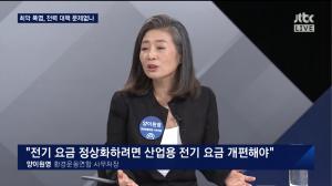 JTBC ‘밤샘 토론’ 양이원영, “전기요금, 전기를 낭비하는 기업들이 근본 문제”