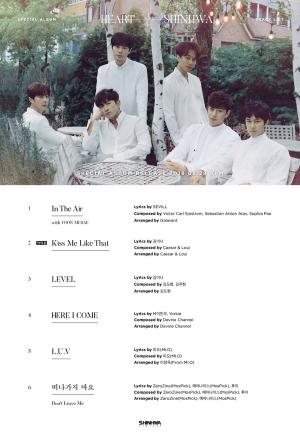 ‘데뷔 20주년’ 신화, 스페셜 앨범 ‘HEART’ 단체컷 & 트랙리스트 공개…기대감 ↑