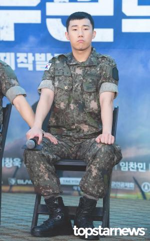 [HD포토] 인피니트(INFINITE) 성규, ‘긴장한 이등병’ (신흥무관학교)