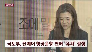 ‘사건 반장’ 국토부, 고용불안과 소액주주 손실 고려해 진에어 면허 유지하기로 결정