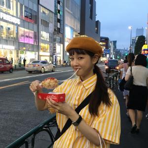 박보람, 일본 길거리 음식도 클리어…‘먹방계의 귀요미’