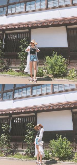 레인보우(RAINBOW) 지숙, 일본 여행 중 빛나는 몸매 자랑…‘길쭉한 각선미’