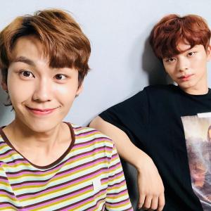 비투비(BTOB) 정일훈-육성재, 사랑스러운 막내라인 투샷