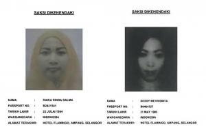 말레이시아 경찰, 김정남 암살 증인 두 명 공개 수배