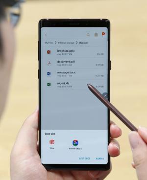 한글과컴퓨터, 갤럭시 노트9에 ‘한컴오피스 S’ 탑재…S펜 블루투스 기능으로 ‘프레젠테이션’ 가능