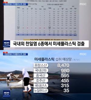 국산 천일염, 미세 플라스틱 검출…해수부 “전반적인 대책 강구할 것”