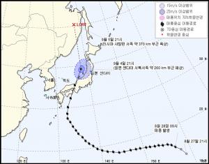 [오늘날씨] 5일 전국 평균 기온 유지하며 맑은 날씨…제21호 태풍 제비 일본 경로 강타하며 163명의 부상자 발생