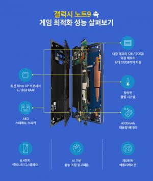 갤럭시노트9, 속도+배터리+저장공간까지…게임 성능↑