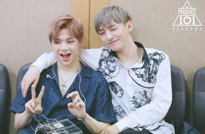 워너원(Wanna One) 강다니엘-윤지성, 깜찍한 투샷…‘이 조합 칭찬해’