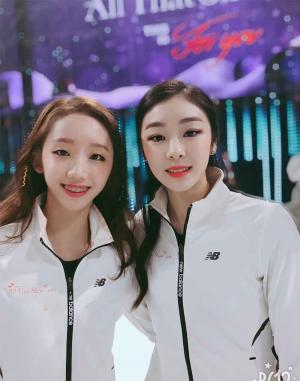 피겨 김예림 선수, 피겨 여제 김연아와 화사한 투샷…‘최고로 훈훈한 조합’