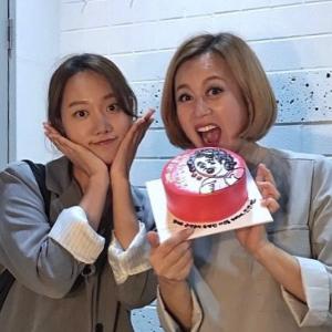 ‘인생술집’ 박미선, 딸 이유리와 함께 공연장서 인증샷 “우리딸 최고 센스있는 케익까지”