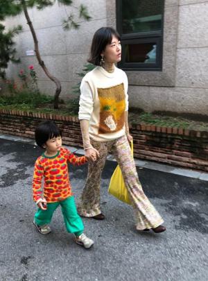 봉태규 아내 하시시박, 아들 시하와 남다른 패션 감각으로 이목집중