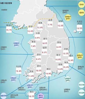 [오늘날씨] 밤 사이 안개 짙게 껴, 낮부터 평년기온 회복 ‘서울 21도’…미세먼지의 농도는?