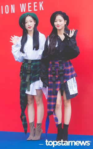 [HD포토] 에이프릴(April) 진솔-나은, ‘가을 패션쇼에 온 봄소녀들’ (2019S/S헤라서울패션위크)