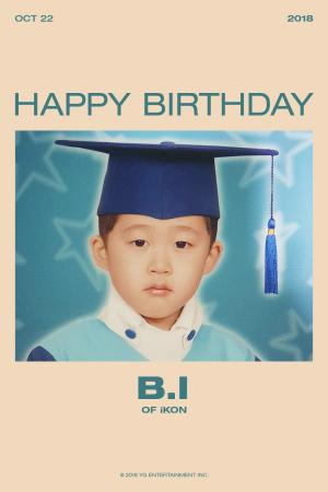 아이콘(iKON) 비아이, 오늘 22일 생일…YG 축전 속 ‘똘망똘망+순수’ 비주얼