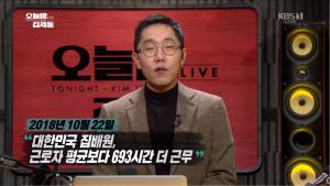 ‘오늘밤 김제동’ 김제동, “근로자 평균보다 693시간 근무하시는 집배원들의 목소리도 들어야”