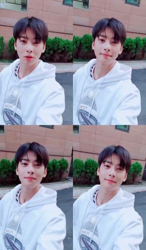 아스트로(ASTRO) 차은우, 심쿵 매력 발산…“또 봐요”