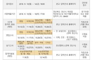 대구가톨릭대학교, 수시 1차 모집 안내…지역인재 전형 합격 발표는 오는 16일