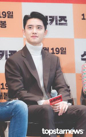 [HD포토] 엑소(EXO) 디오(도경수), ‘긴장되는 제작보고회’ (스윙키즈)