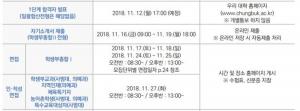 12일 충북대학교, 2019학년도 수시모집 합격자 발표…자기소개서 제출·예치금 납부는 언제까지?