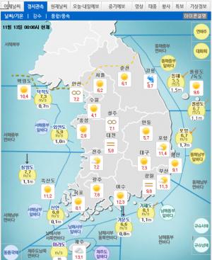 [날씨예보] 전국 미세먼지 ‘보통’ 회복, 낮과 밤 기온차 10도 이상…기온별 옷차림 정보에 ‘관심↑’