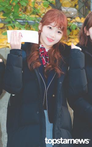 [HD포토] 아이즈원(IZ*ONE) 김채원, ‘반짝이는 미소’ (2019 수능)