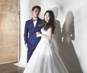 허민, 남편 정인욱 선수와 웨딩사진 게재…“조금 늦은 결혼식해요”
