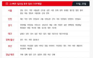 홈플러스, 25일 휴무일인 점포 서울·인천·경기 비롯해 109개…‘그 외 휴무일은?’