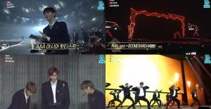 [2018 AAA] 워너원(Wanna One), AAA 아시아 핫티스트상 수상→‘켜줘’-‘부메랑’으로 1부 피날레 장식