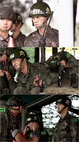 ‘진짜사나이300’ 박재민, ‘영점 사격’ 훈련 후 통증 호소 “죽겠습니다”