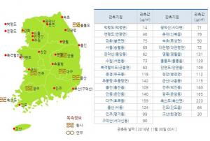 [오늘날씨] 30일 전국 대부분 미세먼지 ‘나쁨’ 수준, 주말까지 이어져…황사 마스크 필수