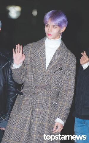 [HD포토] 워너원(Wanna One) 배진영, ‘보라색 헤어도 완벽 소화‘ (뮤직뱅크)