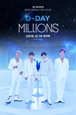 위너(WINNER), 19일 신곡 ‘밀리언즈(MILLIONS)’ 공개…위너표 ‘겨울 감성’