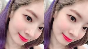 트와이스(TWICE) 다현, 보라빛 헤어에 커다란 눈망울의 ‘다현 공주님’