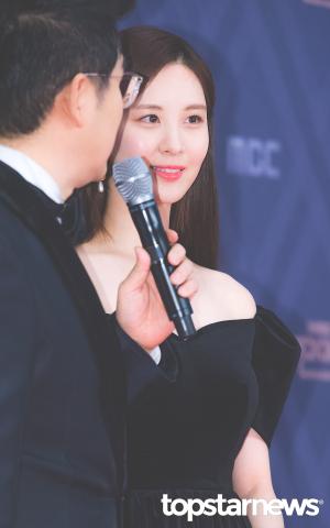 [HD포토] 소녀시내(SNSD) 서현, ‘완벽한 이목구비’ (2018MBC연기대상)