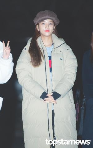 [HD포토] 라붐(LABOUM) 솔빈, ‘출근은 힘들어요~’ (뮤직뱅크)