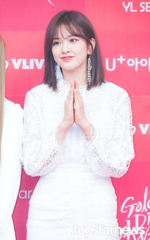 [HD포토] 아이즈원(IZ*ONE) 안유진, ‘두 손을 모으고’ (2019골든디스크)