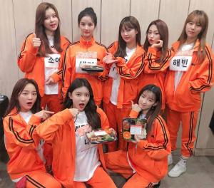 구구단(gugudan), ‘2019 설특집 아육대’ 도시락 인증샷…“뀨단표 삼겹 도시락”