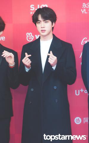 [HD포토] 방탄소년단(BTS) 진, ‘아미에게 보내는 마음’ (2019골든디스크)