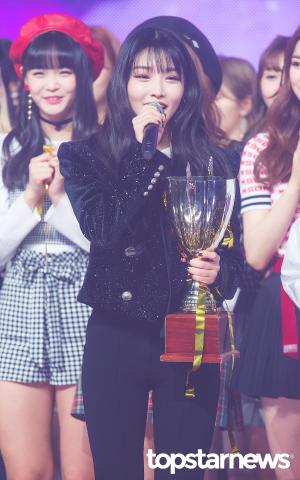 [HD포토] 청하(CHUNG HA), ‘1위 가수 갓청하’ (쇼챔피언)