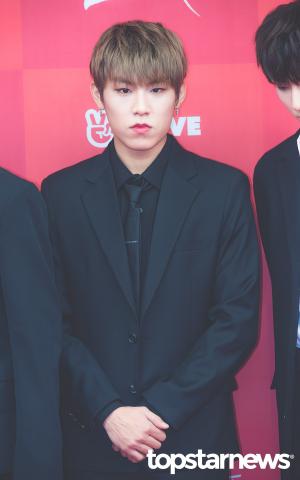 [HD포토] 워너원(Wanna One) 박우진 ‘심각한 아기참새’ (2019골든디스크)