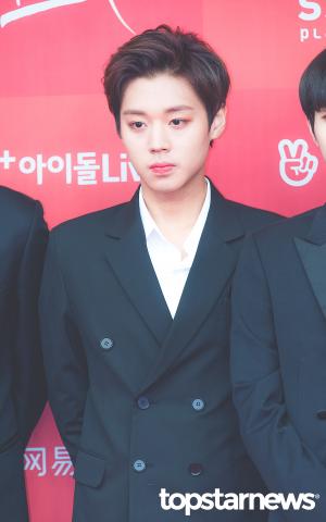 [HD포토] 워너원(Wanna One) 박지훈, ‘열일하는 이목구비’ (2019골든디스크)