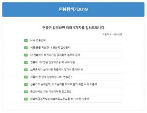 연봉탐색기 2019, 한국납세자연맹에서 알려주는 나의 연봉 순위 및 연봉…‘사용법은?’