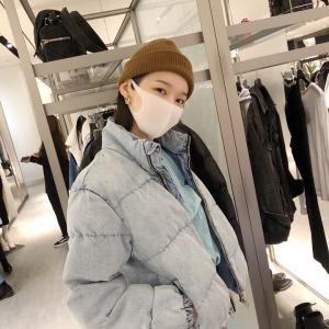 다비치(Davichi) 강민경, 빈티지 자켓+비니 “돋보이는 패션”